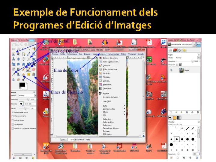 Exemple de Funcionament dels Programes d’Edició d’Imatges 