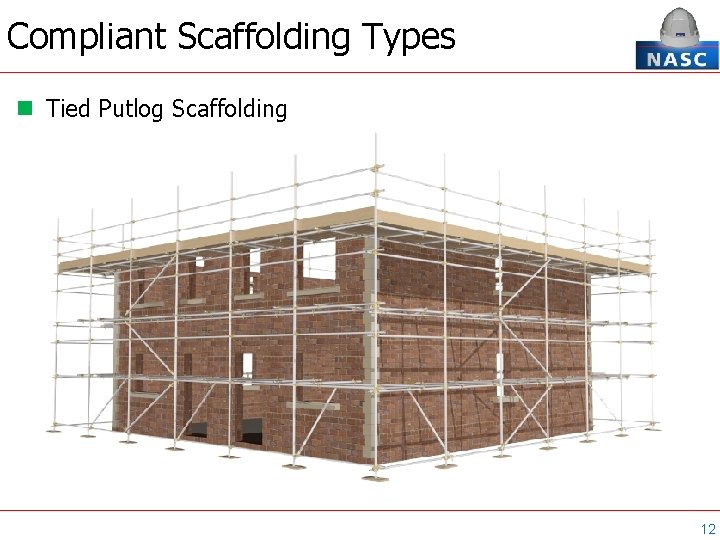 Compliant Scaffolding Types Tied Putlog Scaffolding 12 