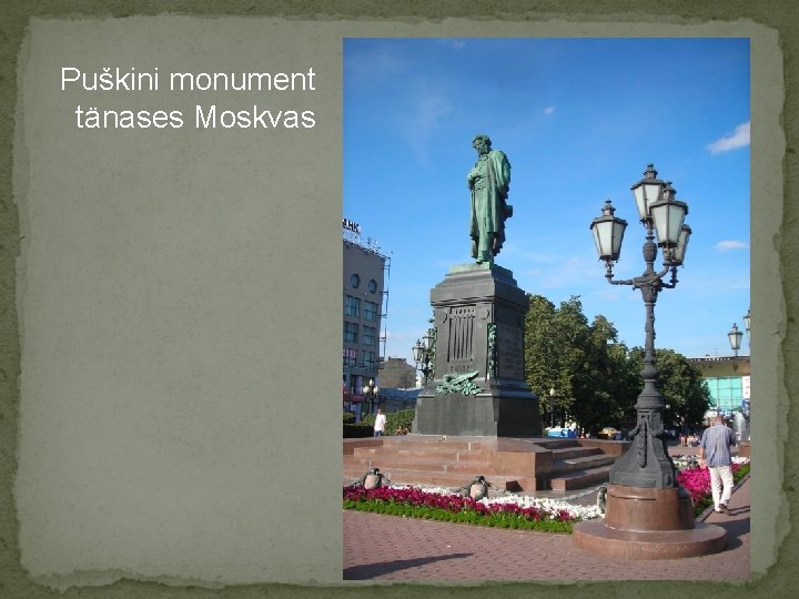 Puškini monument tänases Moskvas 