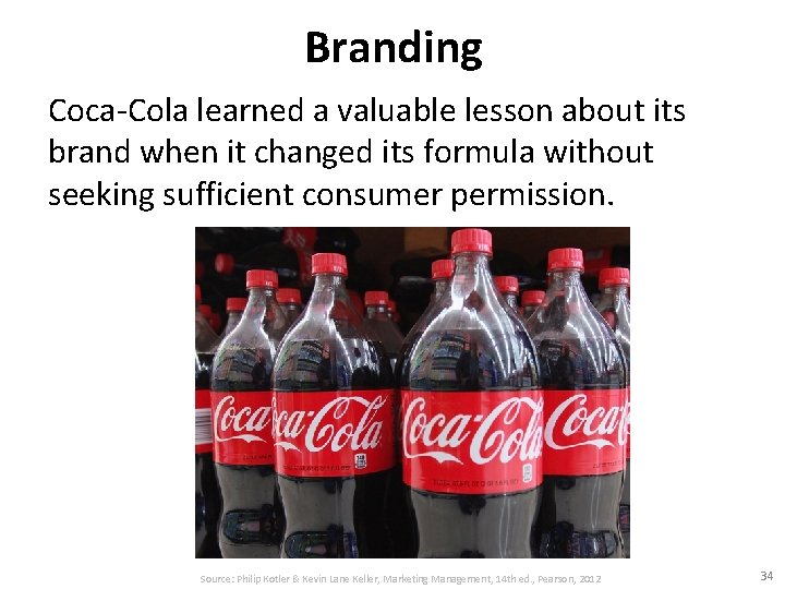 Branding Coca-Cola learned a valuable lesson about its brand when it changed its formula