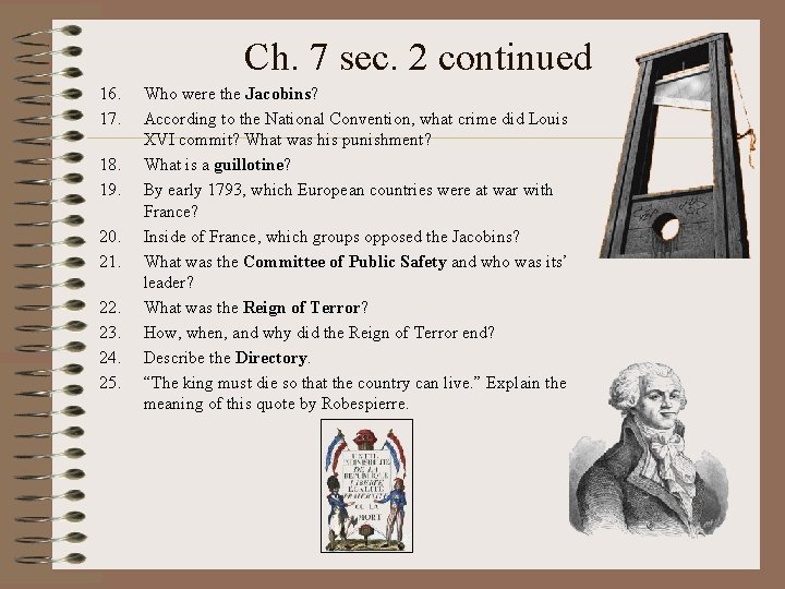 Ch. 7 sec. 2 continued 16. 17. 18. 19. 20. 21. 22. 23. 24.