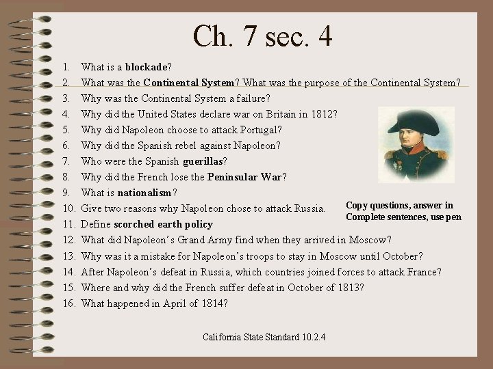 Ch. 7 sec. 4 1. 2. 3. 4. 5. 6. 7. 8. 9. 10.