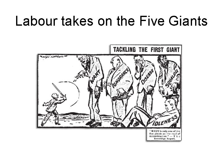 Labour takes on the Five Giants 