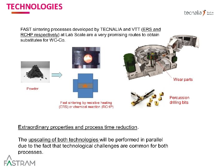 TECHNOLOGIES AND TARGET MARKET TECHNOLOGIES AND TARGET MARKET