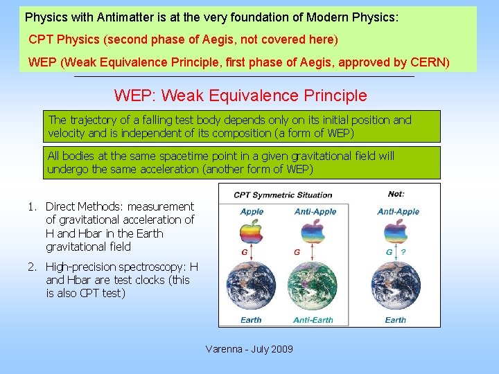 Physics with Antimatter is at the very foundation of Modern Physics: CPT Physics (second