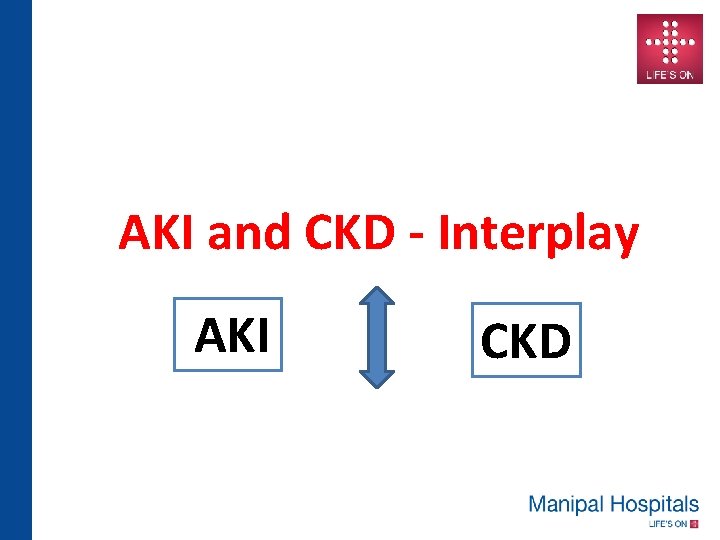 AKI and CKD - Interplay AKI CKD 