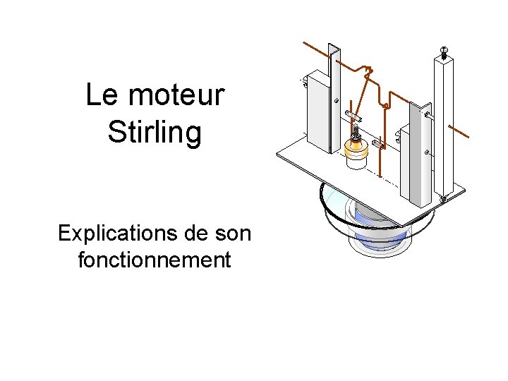 Le moteur Stirling Explications de son fonctionnement 