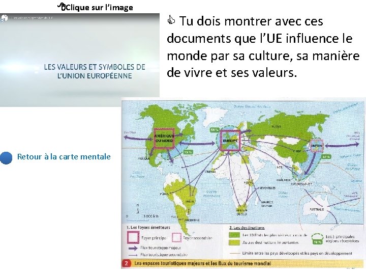  Clique sur l’image Retour à la carte mentale Tu dois montrer avec ces