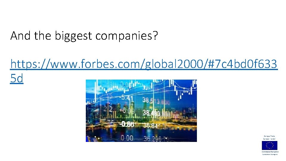 And the biggest companies? https: //www. forbes. com/global 2000/#7 c 4 bd 0 f