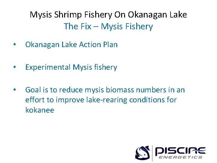 Mysis Shrimp Fishery On Okanagan Lake The Fix – Mysis Fishery • Okanagan Lake