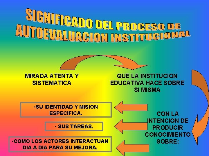 MIRADA ATENTA Y SISTEMATICA • SU IDENTIDAD Y MISION ESPECIFICA. • SUS TAREAS. •