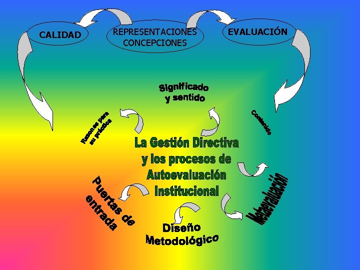 CALIDAD REPRESENTACIONES CONCEPCIONES EVALUACIÓN 