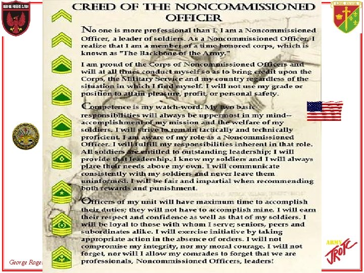 George Rogers Clark HS JROTC FM 6 -22; Army Leadership 