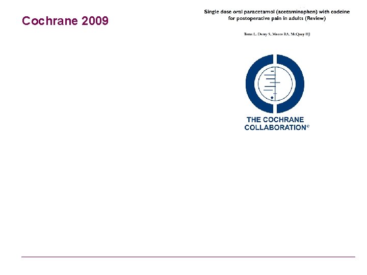 Cochrane 2009 