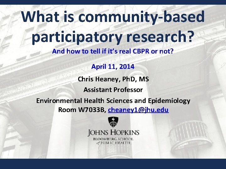 What is community-based participatory research? And how to tell if it’s real CBPR or