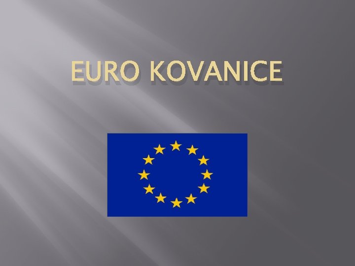 EURO KOVANICE 