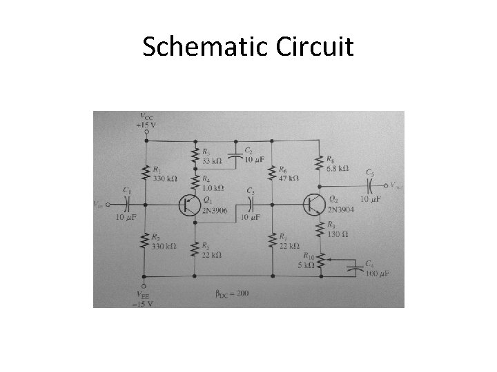 Schematic Circuit 