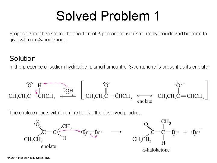 Solved Problem 1 Propose a mechanism for the reaction of 3 -pentanone with sodium