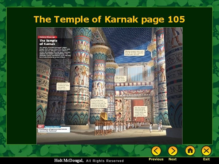 The Temple of Karnak page 105 Holt Mc. Dougal, 