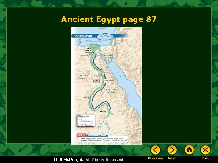 Ancient Egypt page 87 Holt Mc. Dougal, 