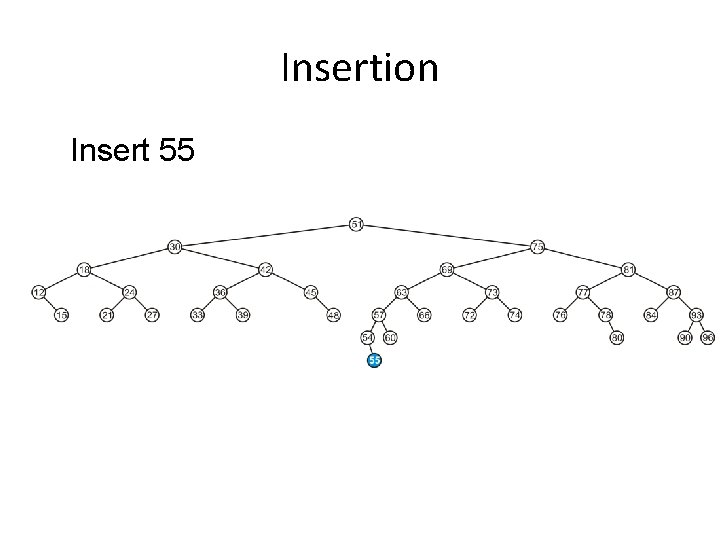 Insertion Insert 55 