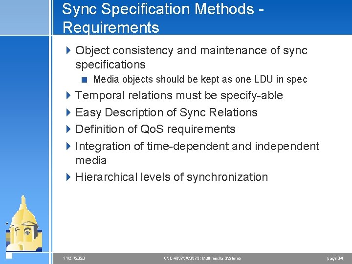 Sync Specification Methods Requirements 4 Object consistency and maintenance of sync specifications < Media Sync Specification Methods Requirements 4 Object consistency and maintenance of sync specifications < Media