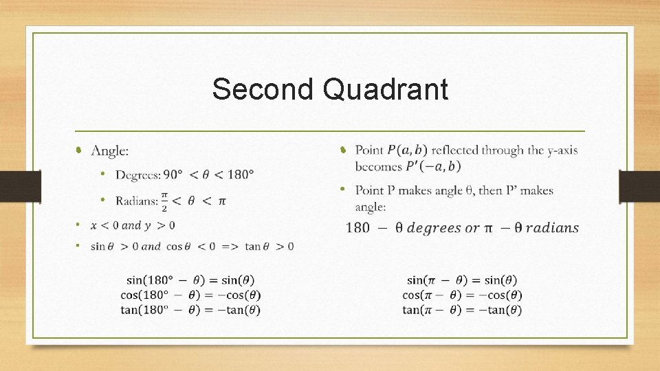 Second Quadrant • 