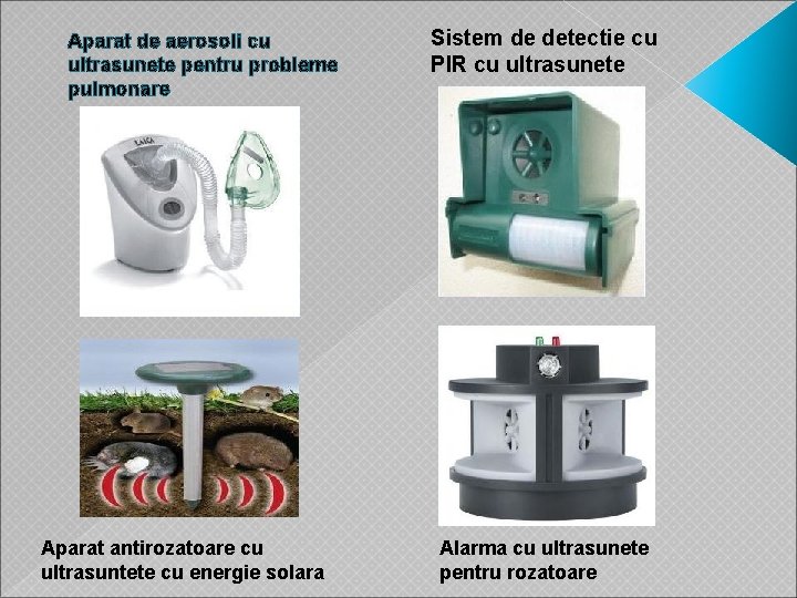 Aparat de aerosoli cu ultrasunete pentru probleme pulmonare Aparat antirozatoare cu ultrasuntete cu energie