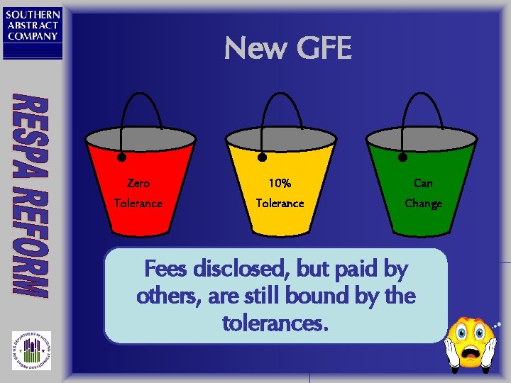 New GFE Zero 10% Can Tolerance Change Fees disclosed, but paid by others, are