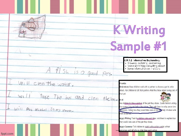 K Writing Sample #1 