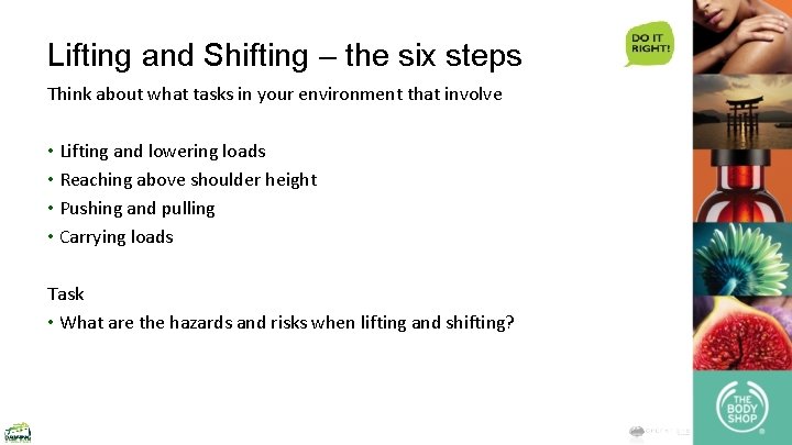 Lifting and Shifting – the six steps Think about what tasks in your environment