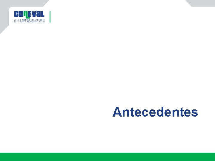 Antecedentes 