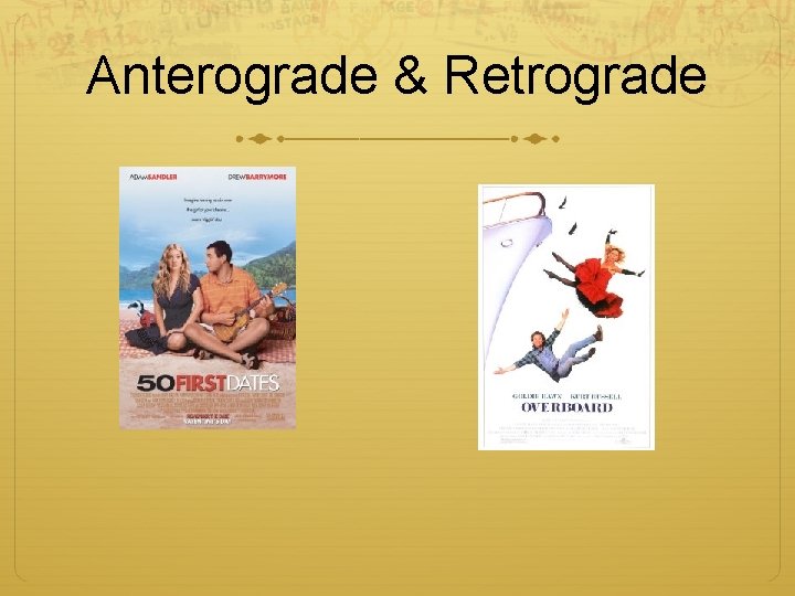 Anterograde & Retrograde Anterograde & Retrograde