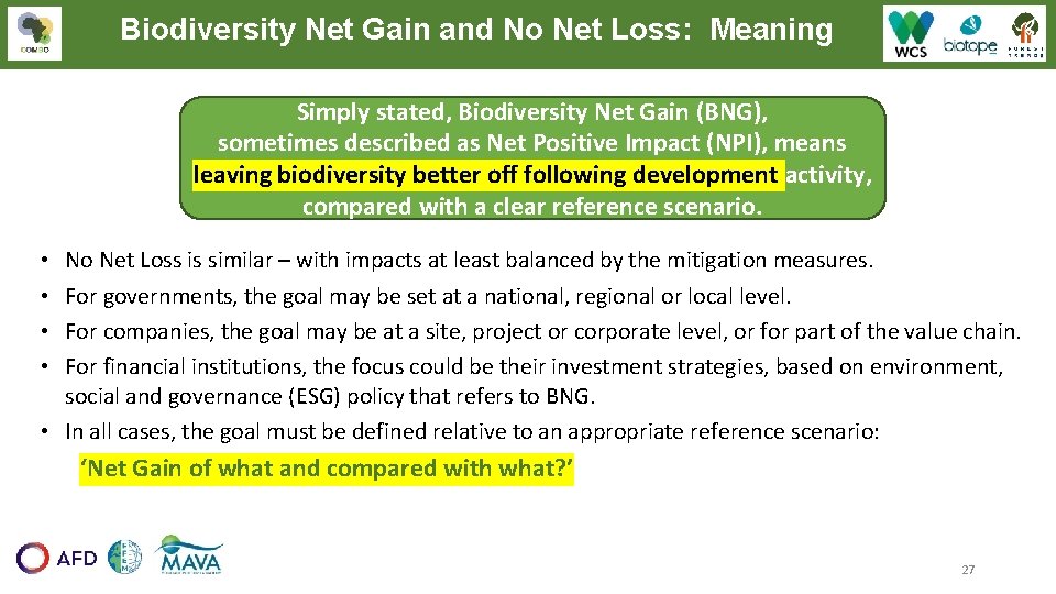 Biodiversity Net Gain and No Net Loss: Meaning Simply stated, Biodiversity Net Gain (BNG), Biodiversity Net Gain and No Net Loss: Meaning Simply stated, Biodiversity Net Gain (BNG),