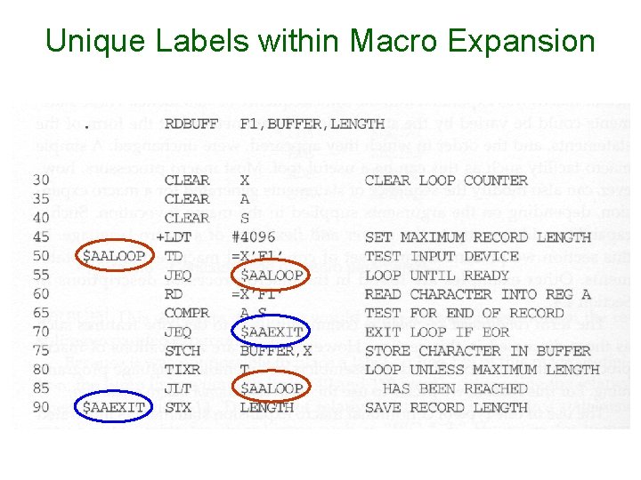Unique Labels within Macro Expansion 