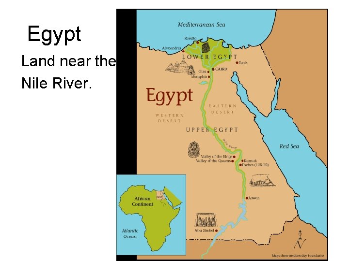 Egypt Land near the Nile River. 