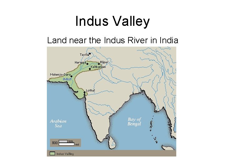 Indus Valley Land near the Indus River in India 