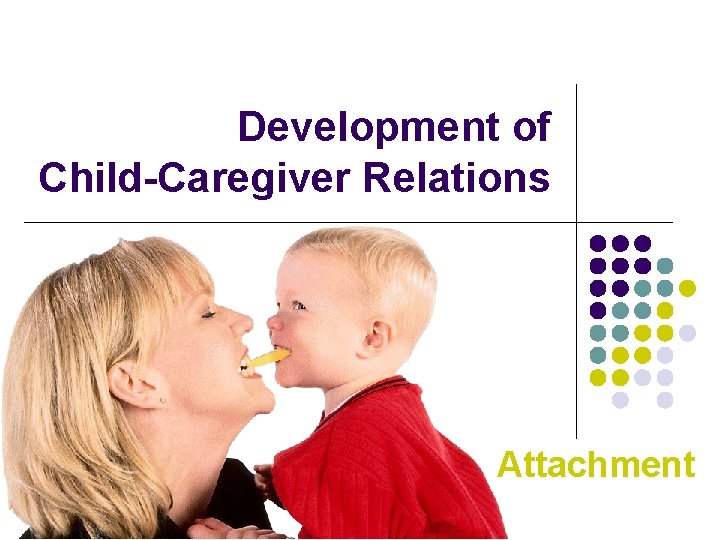 Development of Child-Caregiver Relations Attachment 