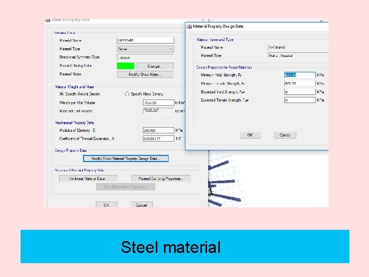 Steel material 