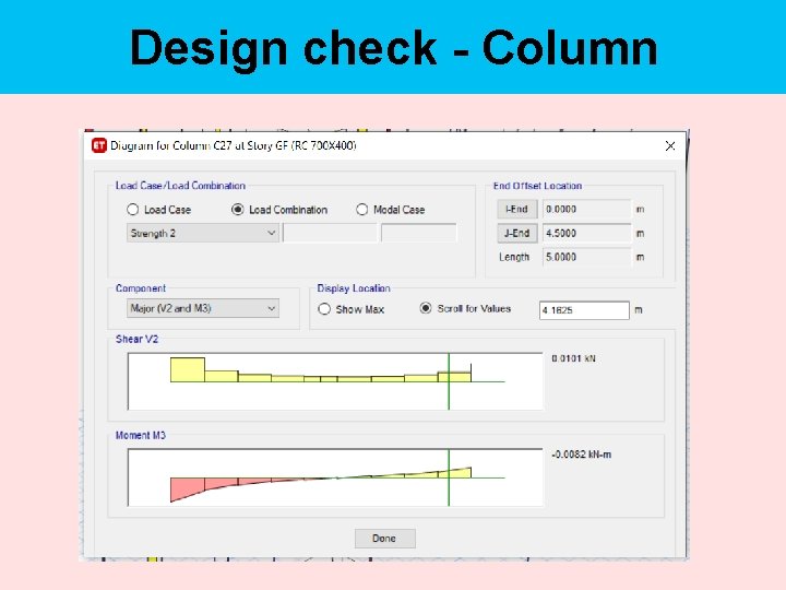 Design check - Column 