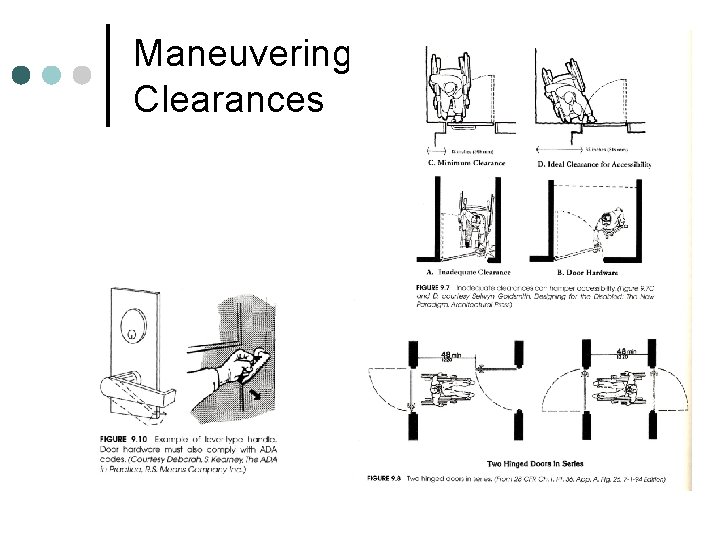 Maneuvering Clearances 