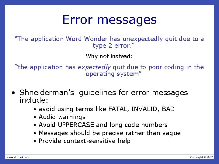 Error messages “The application Word Wonder has unexpectedly quit due to a type 2