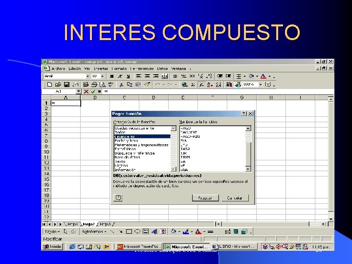 INTERES COMPUESTO Rodolfo Enrique Sosa Gómez 20 