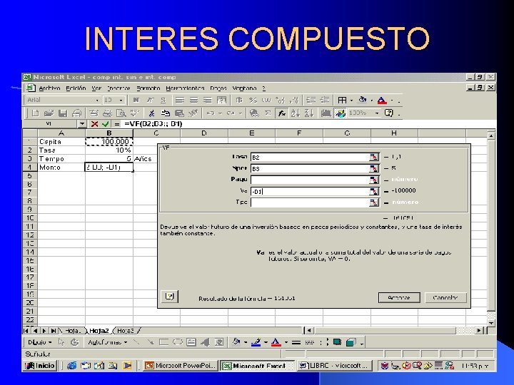 INTERES COMPUESTO Rodolfo Enrique Sosa Gómez 21 