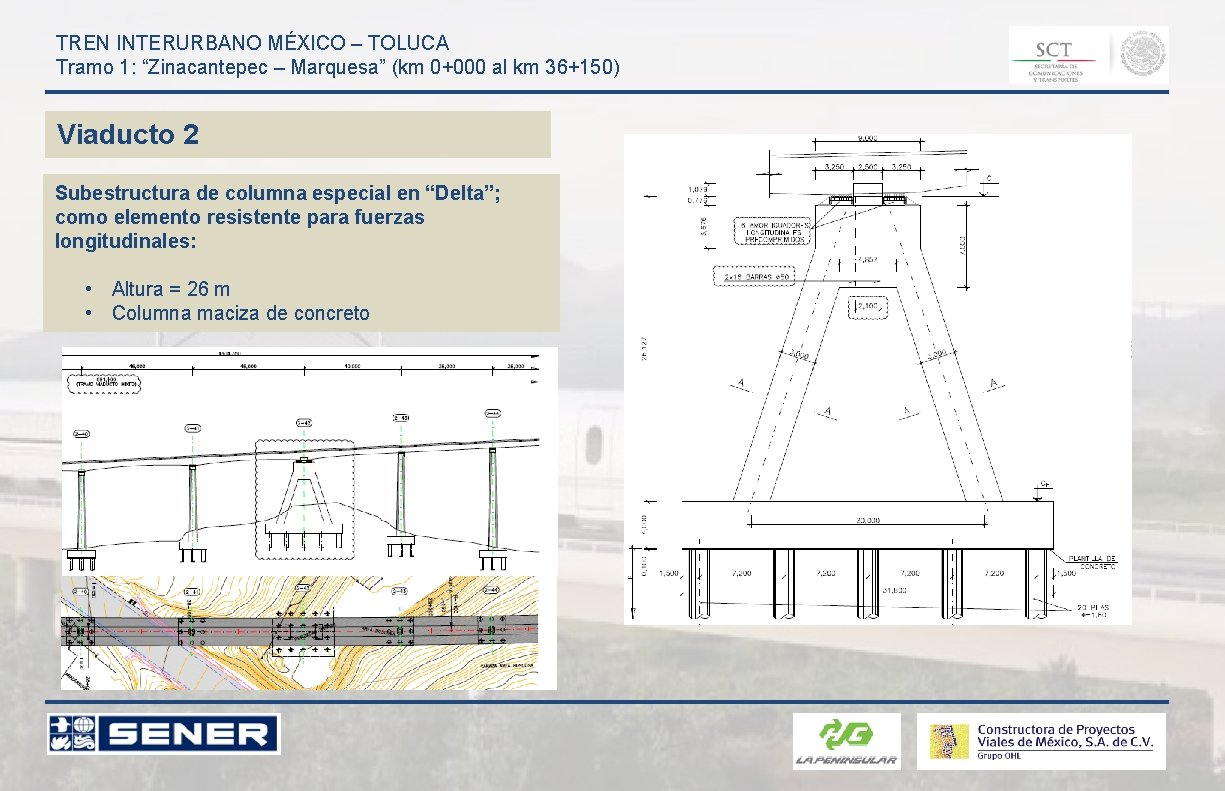 TREN INTERURBANO MÉXICO – TOLUCA Tramo 1: “Zinacantepec – Marquesa” (km 0+000 al km