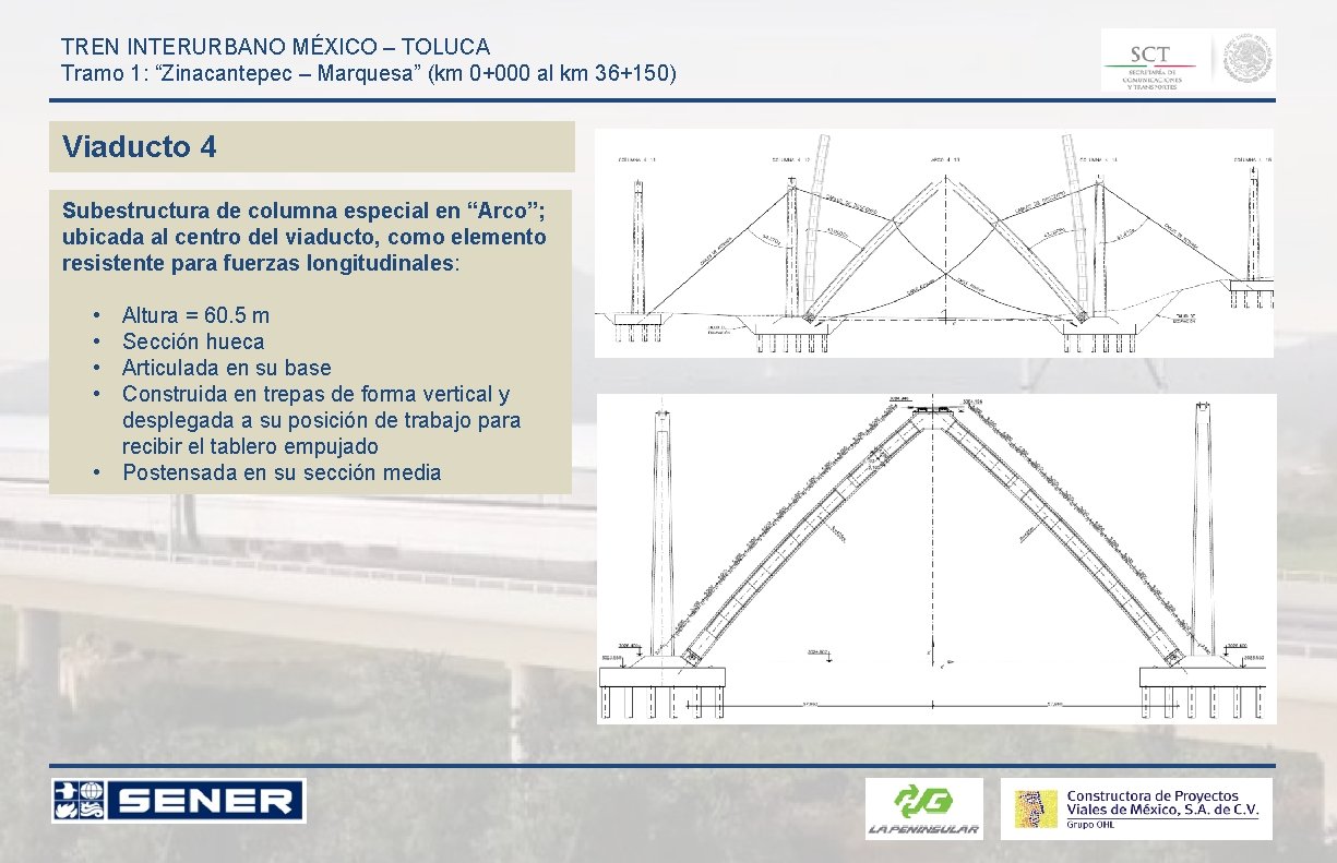 TREN INTERURBANO MÉXICO – TOLUCA Tramo 1: “Zinacantepec – Marquesa” (km 0+000 al km