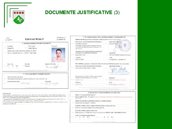 DOCUMENTE JUSTIFICATIVE (3) 