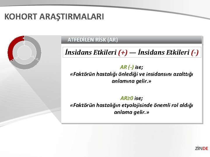 ATFEDİLEN RİSK (AR) İnsidans Etkileri (+) — İnsidans Etkileri (-) AR (-) ise; «Faktörün ATFEDİLEN RİSK (AR) İnsidans Etkileri (+) — İnsidans Etkileri (-) AR (-) ise; «Faktörün