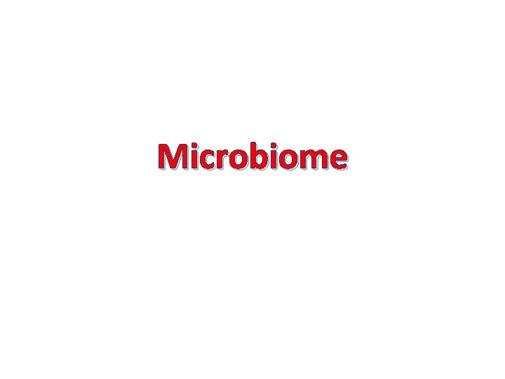 Microbiome 