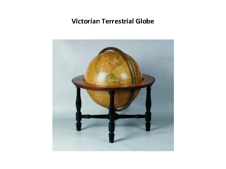 Victorian Terrestrial Globe 